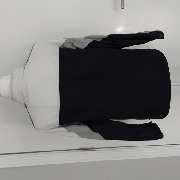 PINK VS Windbreaker Jacket Zip Front Hidden Hood As Is Size XS - Picture 2 of 7